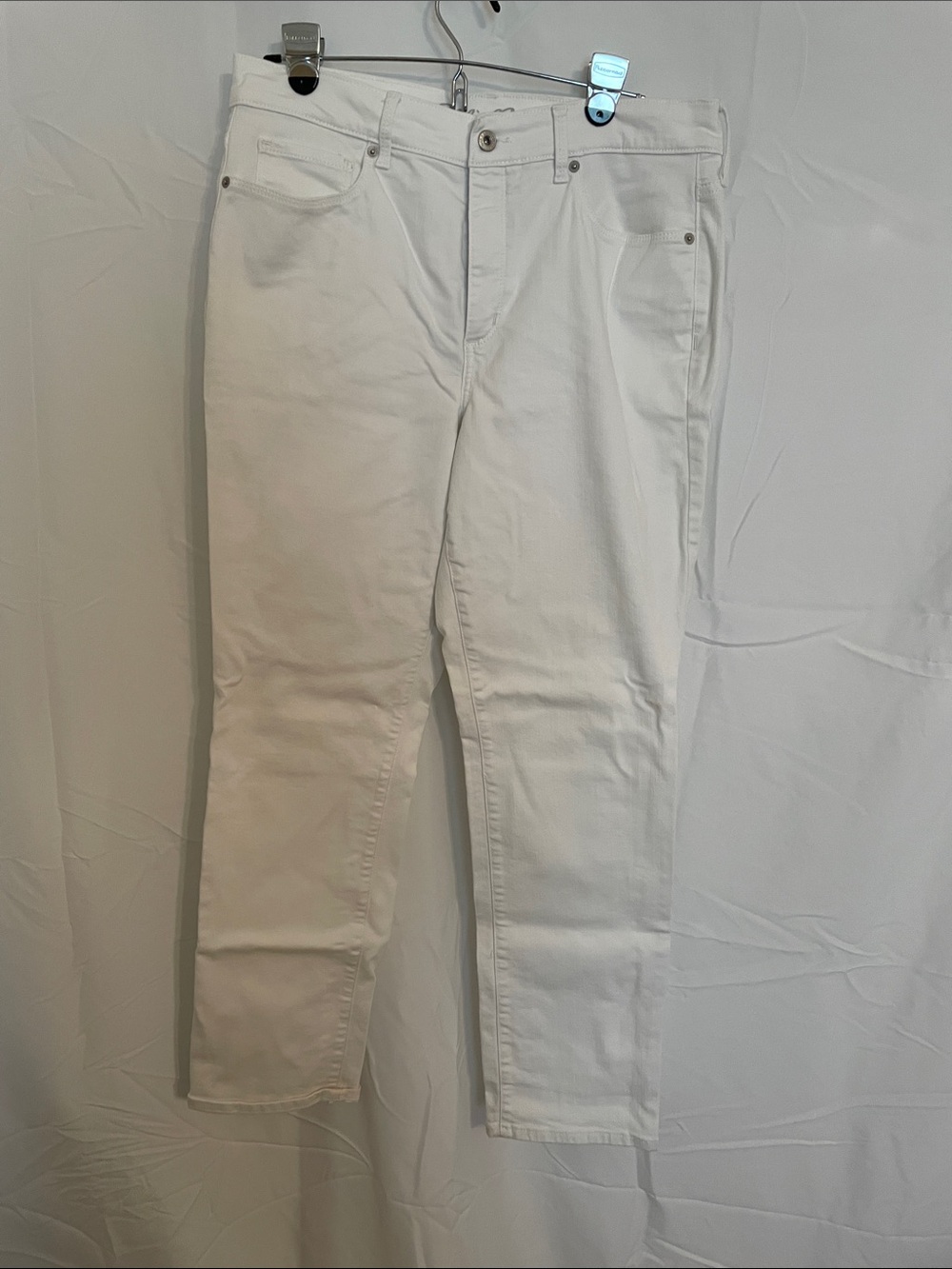 Eddie Bauer White Straight Leg Jeans